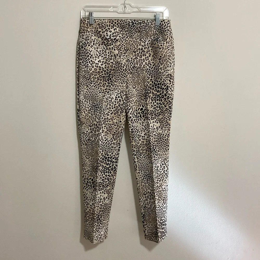 Chico’s Animal Print Slacks size 4 - Picture 1 of 10